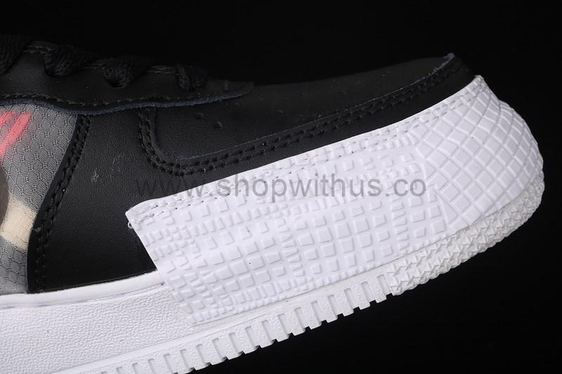 NikeUnisex Air Force 1 AF1 Low Type - Black