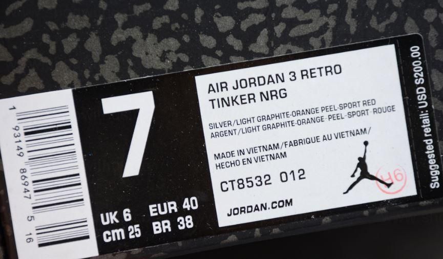 Air Jordan 3 AJ3  - Cool Grey