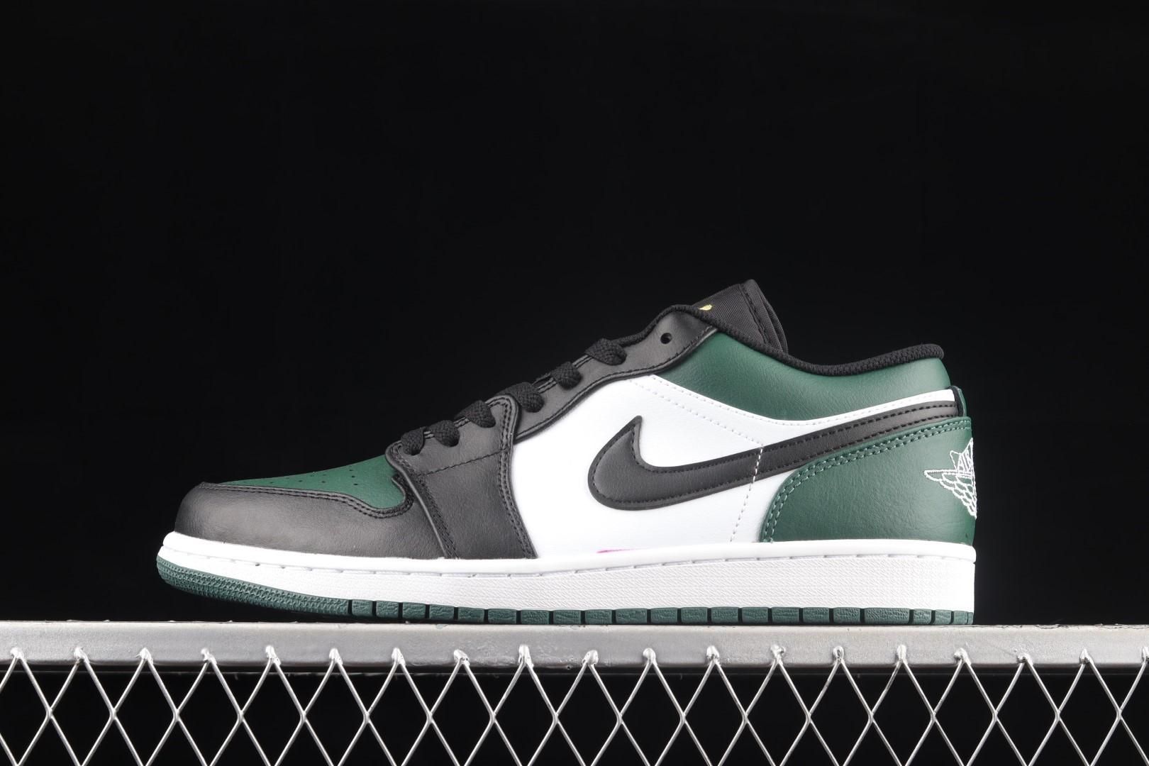 Air Jordan 1 AJ1 Low - Green Toe