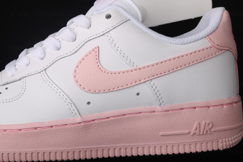 NikeAir Force 1 AF1 Low - White/Pink Foam