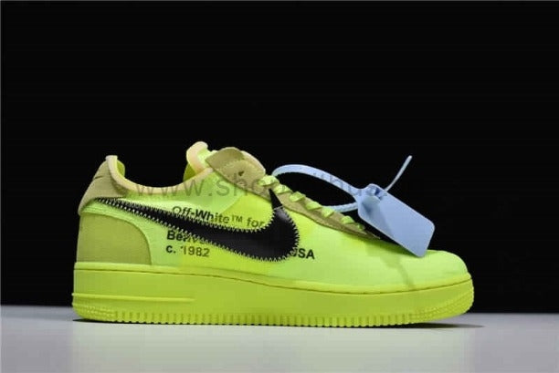 Off-White x NikeAir Force 1 Low - Volt