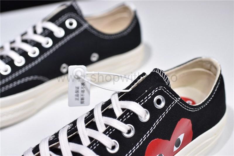Comme des Garcons Play x Converse Chuck Taylor All-Star 70s Low - Black