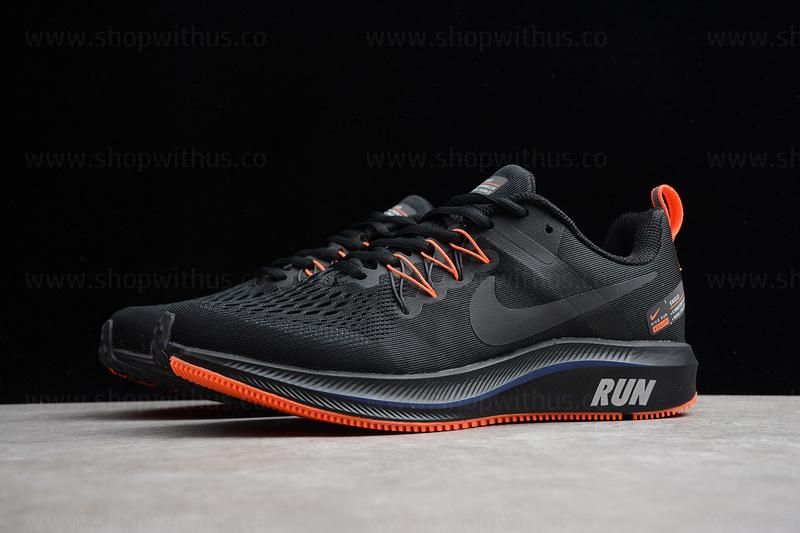 NikeMen's Air Zoom Structure 15 - Black/Orange