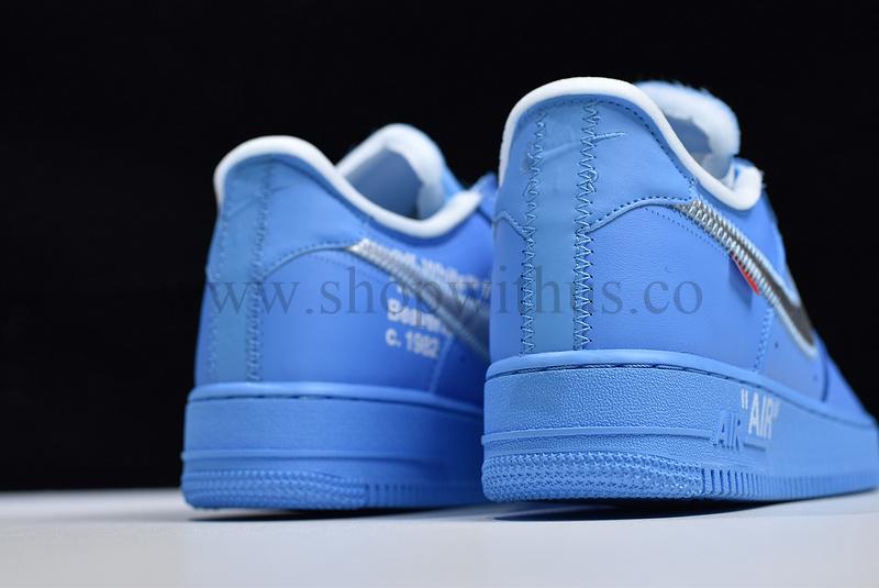 NikeAir Force 1 Low Off-White MCA - University Blue