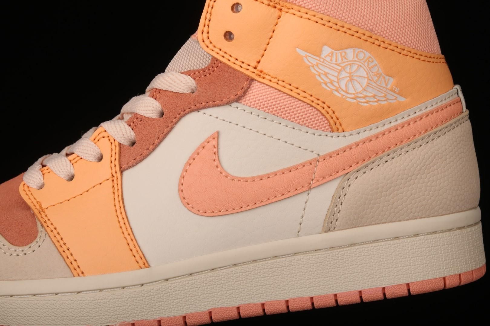 Air Jordan 1 AJ1 Mid - Apricot Orange