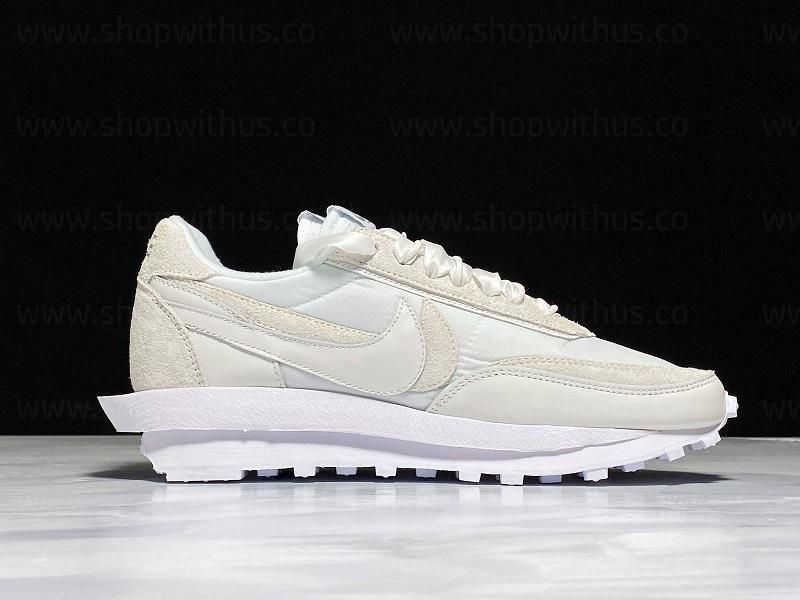 Sacai x NikeMen's LD Waffle - White Nylon