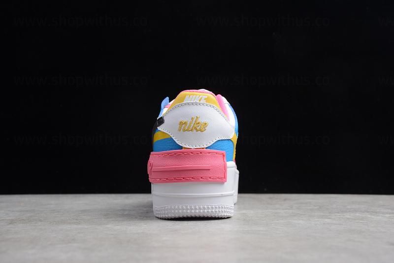 NikeWMNS Air Force 1 AF1 Shadow - White/Pink