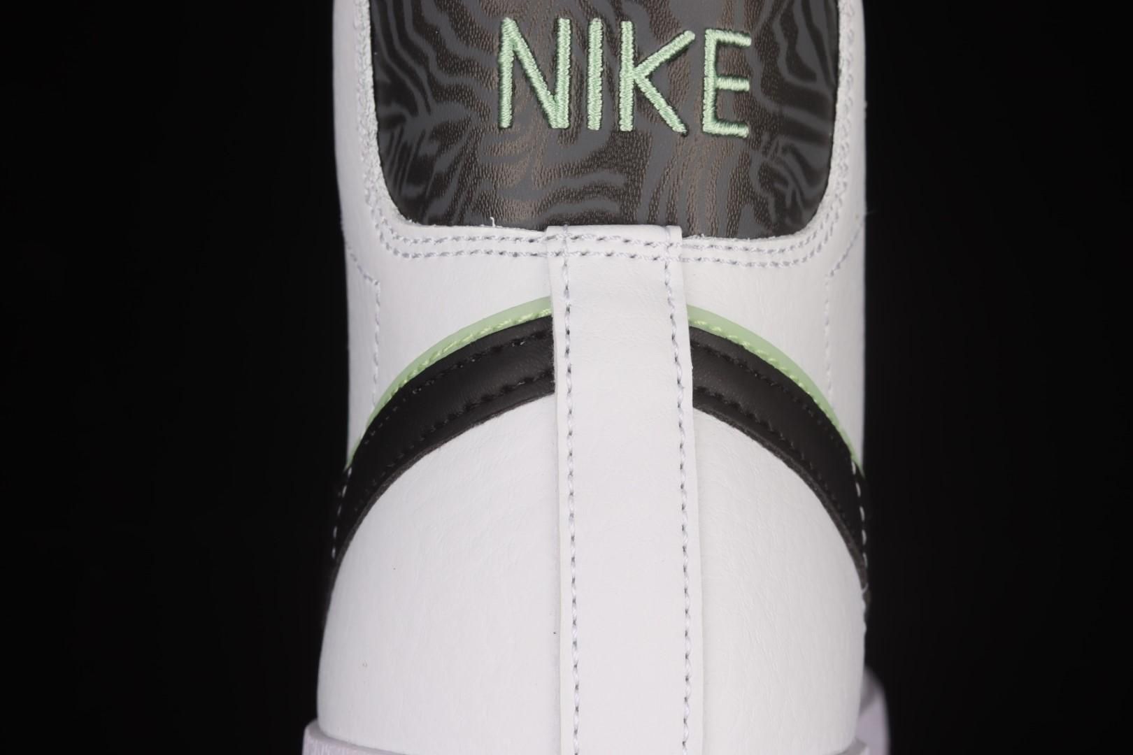 NikeMens Blazer Mid 77 White - Black/Green