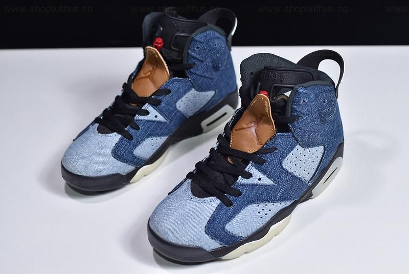 Air Jordan 6 AJ6 - Washed Denim