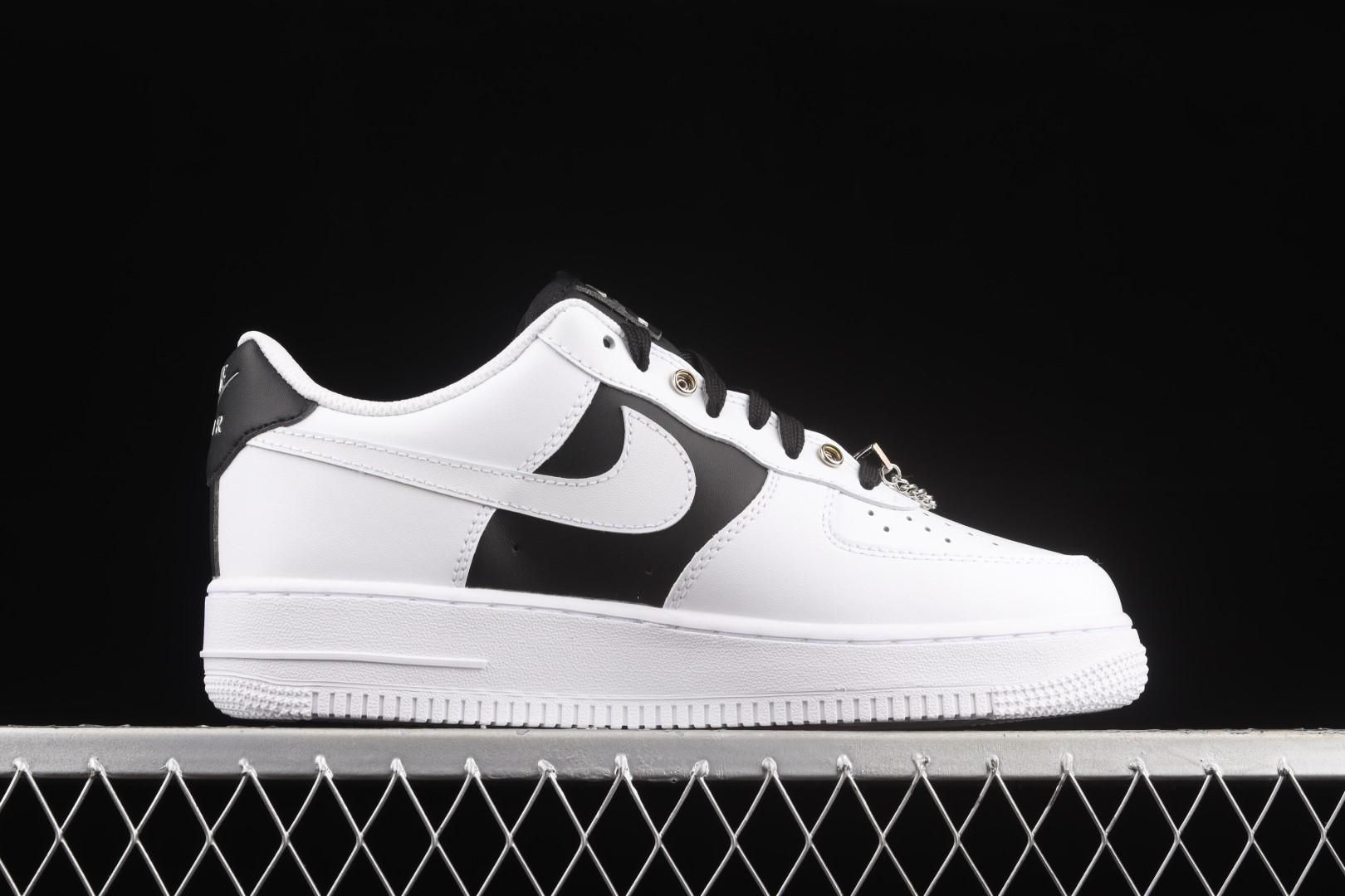 NikeMens Air Force 1AF1 Low '07 PRM - Silver Chain