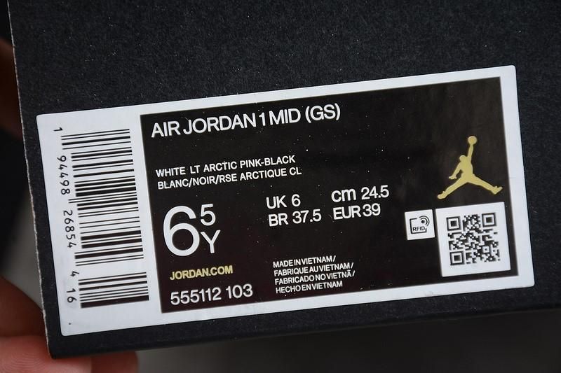 Air Jordan 1 AJ1 Mid - Arctic Pink