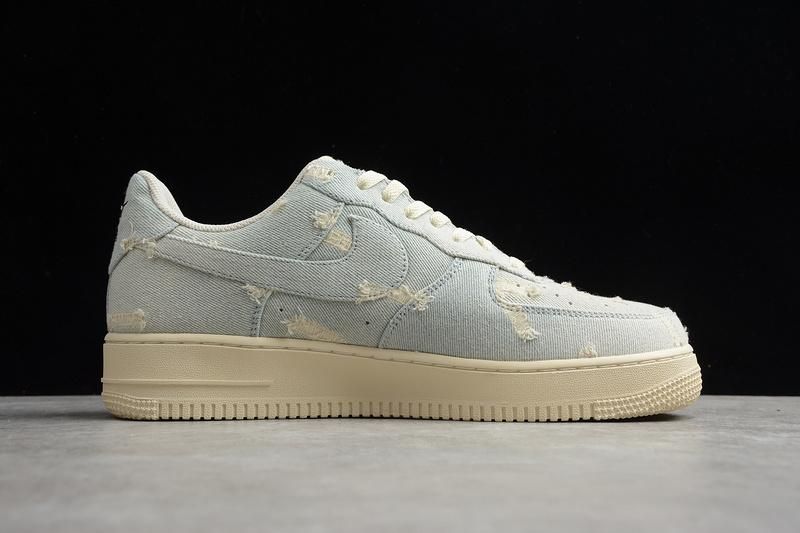 Levis x NikeMen's Air Force 1 AF1 Low - Beige/Blue