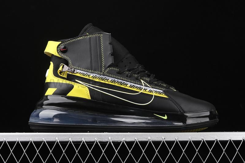 NikeMen's Air Max 720 Saturn - Black/Dynamic Yellow