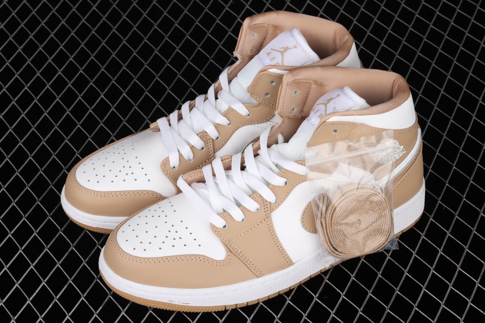 Air Jordan 1 AJ1 Mid - Tan Gum