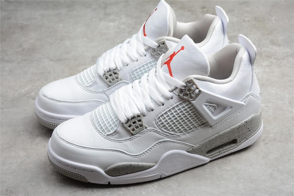 Air Jordan 4 AJ4 Retro - White Oreo