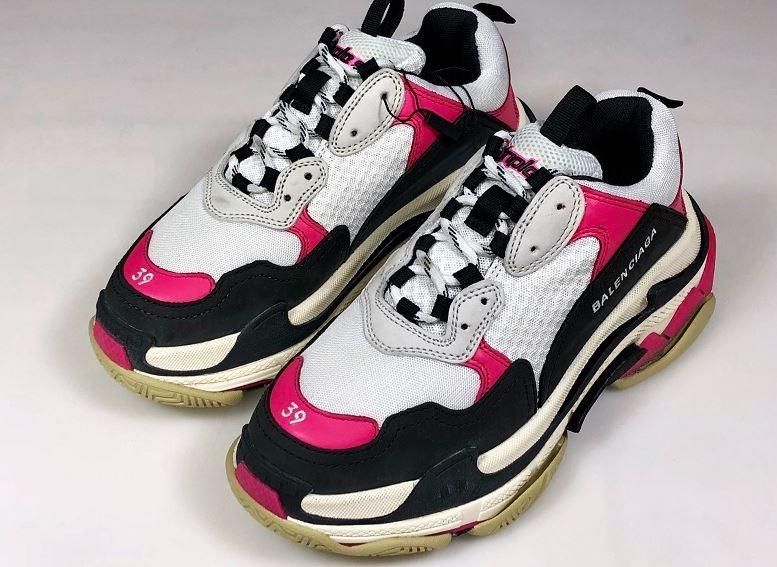 WMNSBalenciaga Triple S - Black/Pink