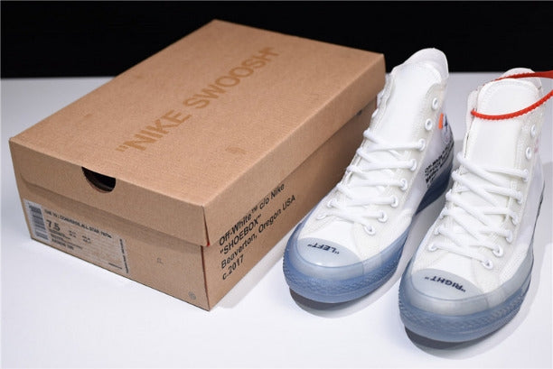 The 10: Off-White x Converse Chuck Taylor - Clear/White/White