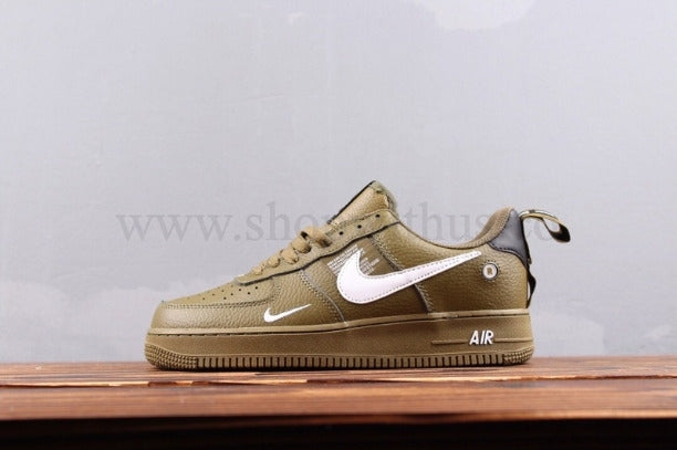 NikeUnisex Air Force 1 AF1 Low Utility - Olive Canvas