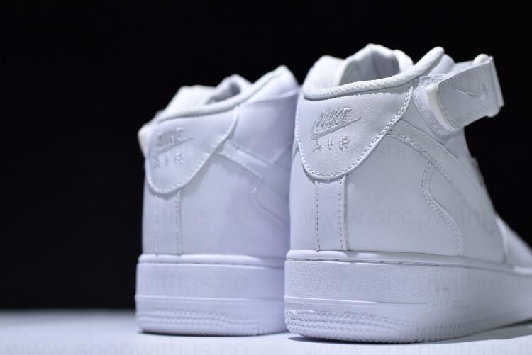 WMNS NikeAir Force 1 AF1 Mid - White