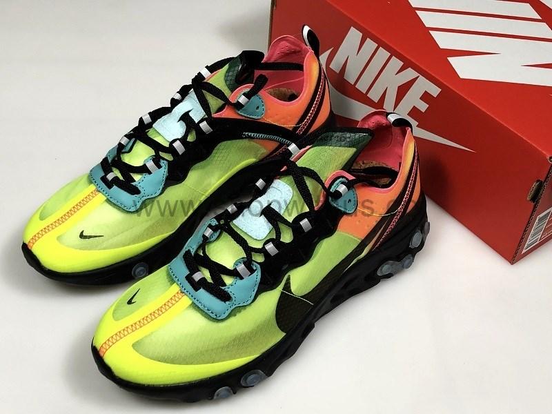 NikeReact Element 87 - Volt/Racer Pink