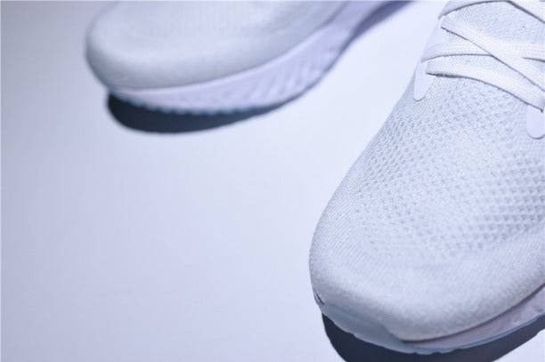 NikeUnisex Epic React Flyknit Running Shoes - Fusion White
