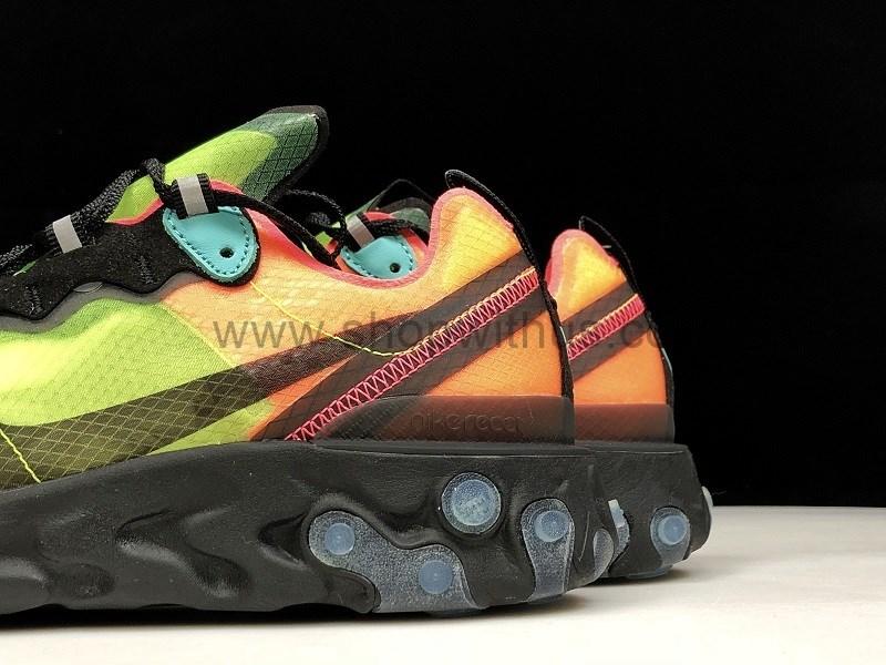 NikeReact Element 87 - Volt/Racer Pink