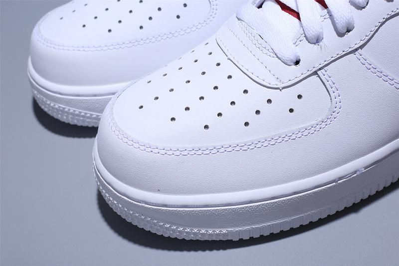 NikeAir Force 1 AF1 Low NBA - White/Red