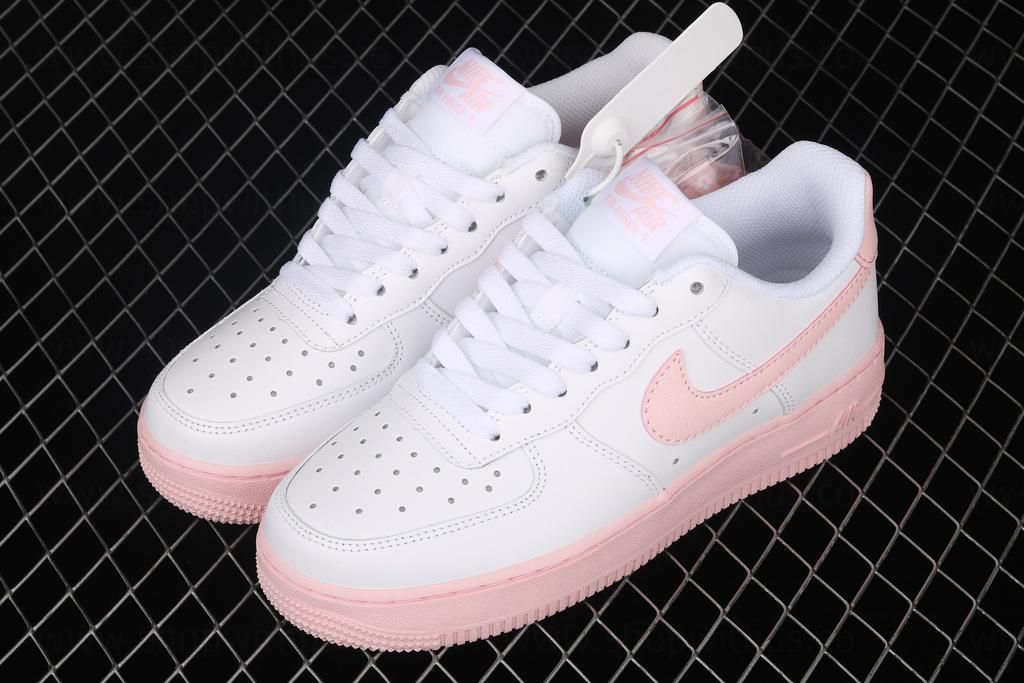 NikeAir Force 1 AF1 Low - White/Pink Foam