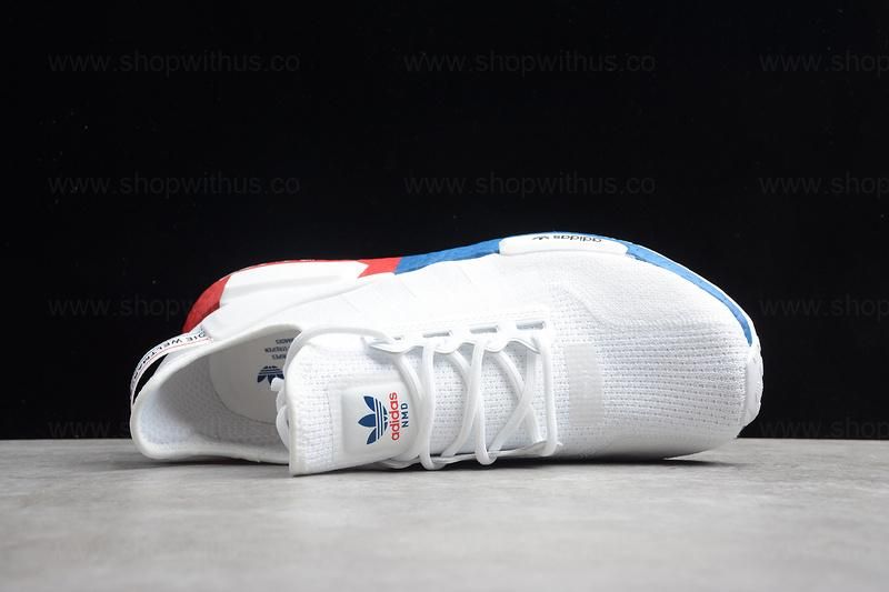 adidasNMD R1 v2 - White/Red/Blue