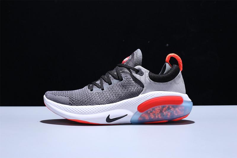 NikeMen's Joyride Run Flyknit - Dark Grey/Bright Crimson