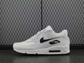 NikeMen's Air Max 90 Essential Running Shoe - White/Black/White