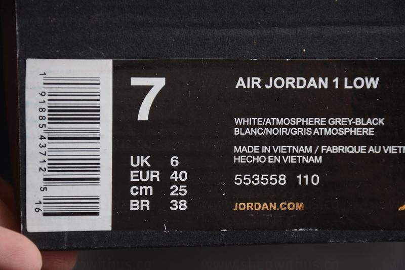 Air Jordan 1 AJ1 Retro Low - Atmosphere Grey