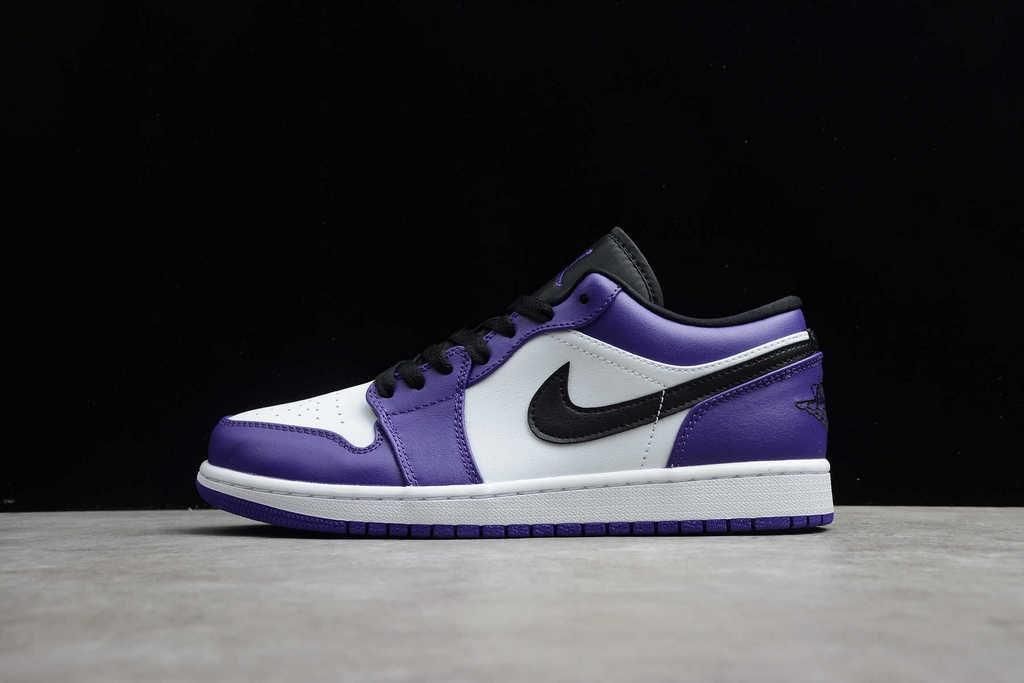 Air Jordan 1 AJ1 Low - Court Purple/White