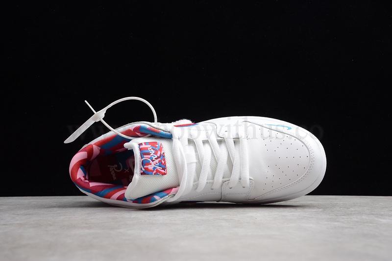 Parra x NikeSB Dunk Low - White/Red-Pink