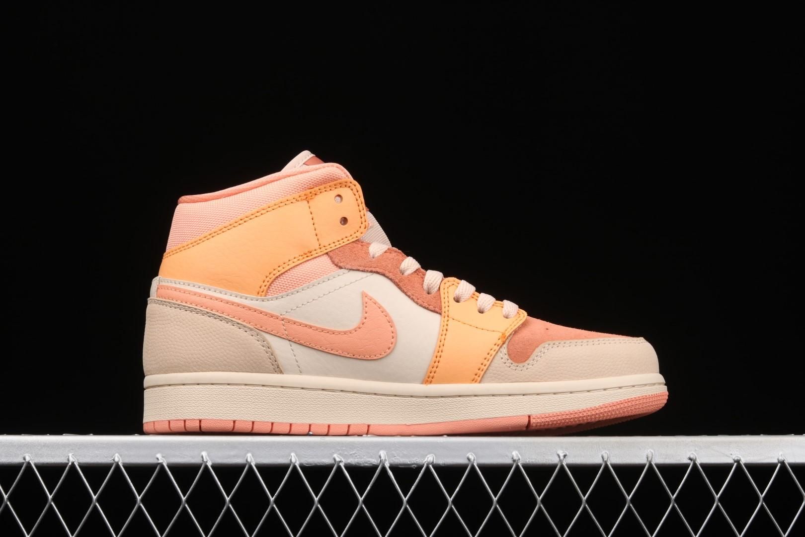 Air Jordan 1 AJ1 Mid - Apricot Orange