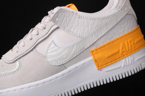 NikeWMNS Air Force 1 AF1 Low Shadow - Vast Grey/Laser Orange