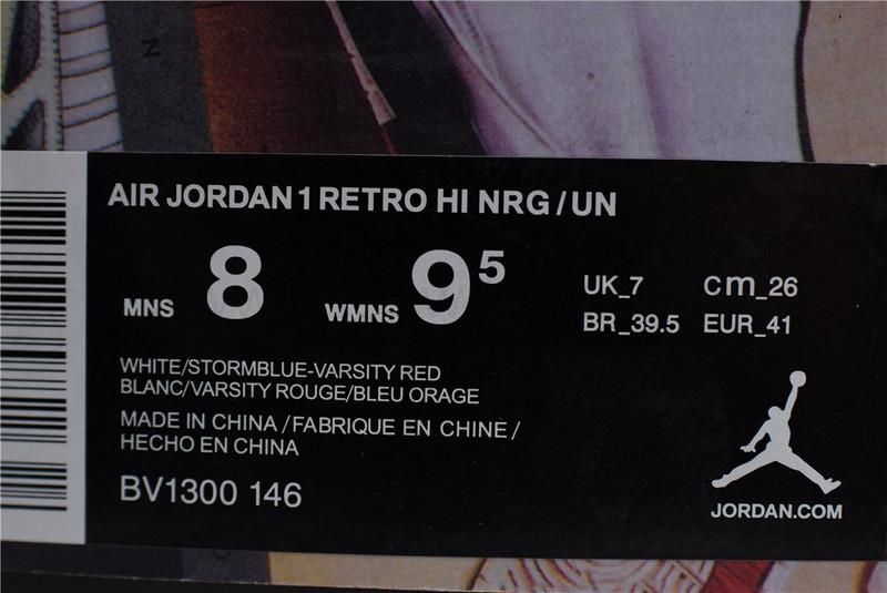 Air Jordan 1 AJ1 Retro High Union - Blue Toe