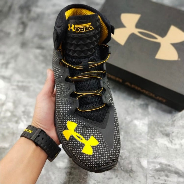 Project Rock x Under Armour Delta Training Shoes - Black/Yellow