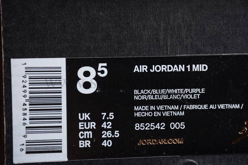 Air Jordan 1 AJ1 Mid - Lakers Top 3