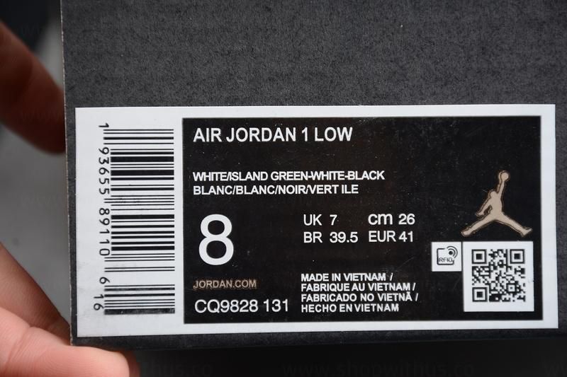 WMNS Air Jordan 1 AJ1 Low - "Island Green