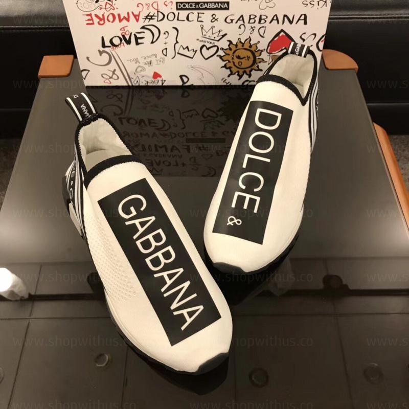 Dolce & Gabbana Sorrento Logo Trainer - White