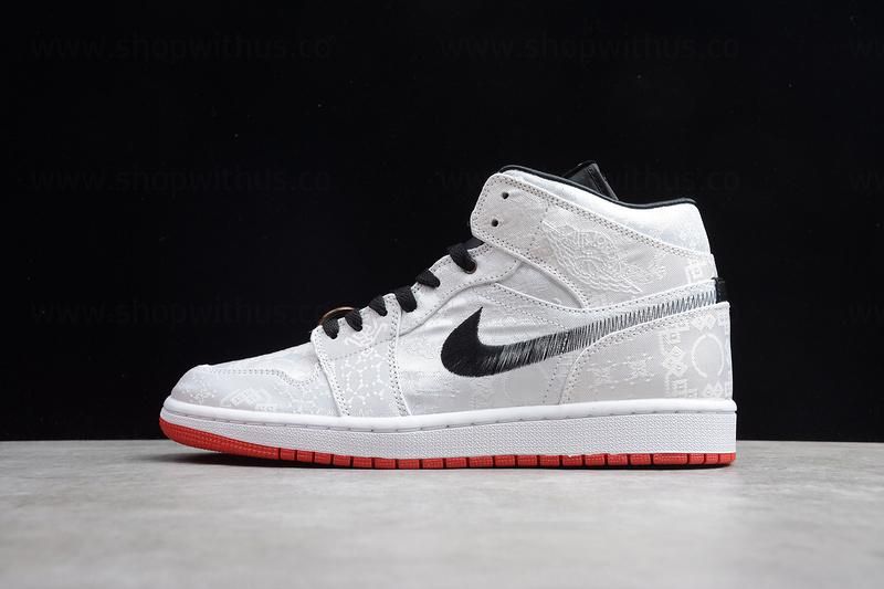 CLOT x Air Jordan 1 AJ1 Mid - Fearless