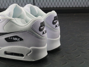 NikeMen's Air Max 90 Essential Running Shoe - White/Black/White