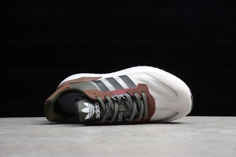 adidasMen's X_PLR - White/Brown/ArmyGreen