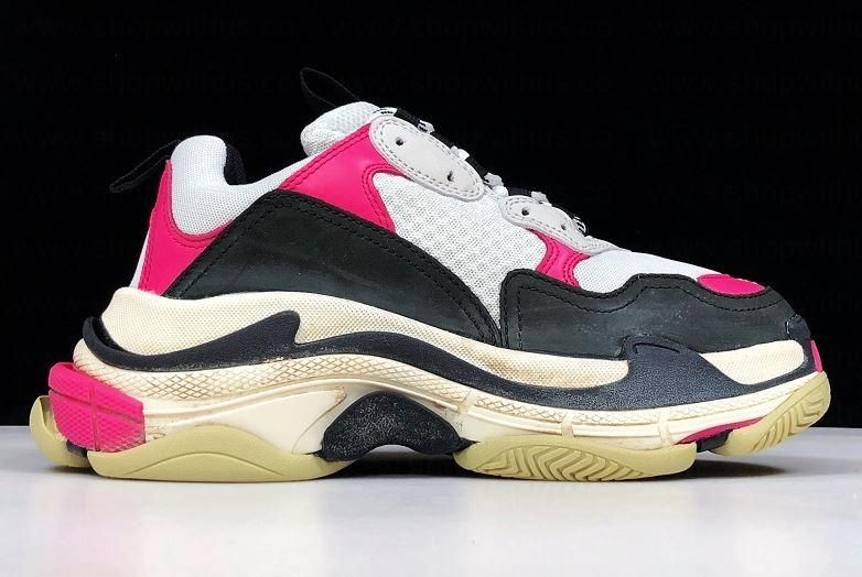 WMNSBalenciaga Triple S - Black/Pink