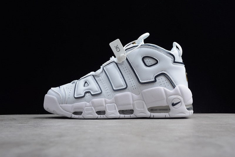 NikeMens Air More uptempo 96 - White/Blue/Gold