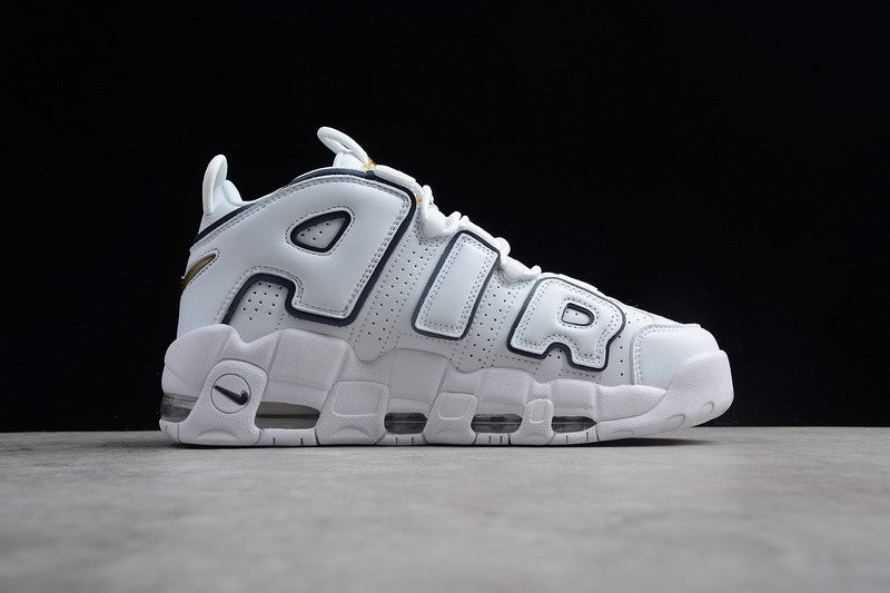 NikeMens Air More uptempo 96 - White/Blue/Gold