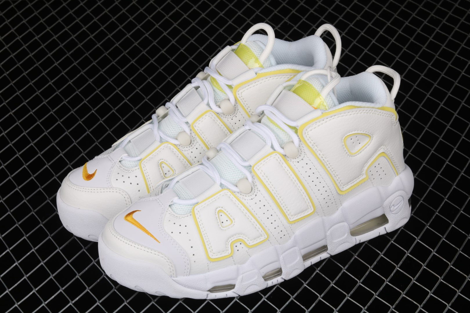 NikeMens Air More Uptempo - Light Citron