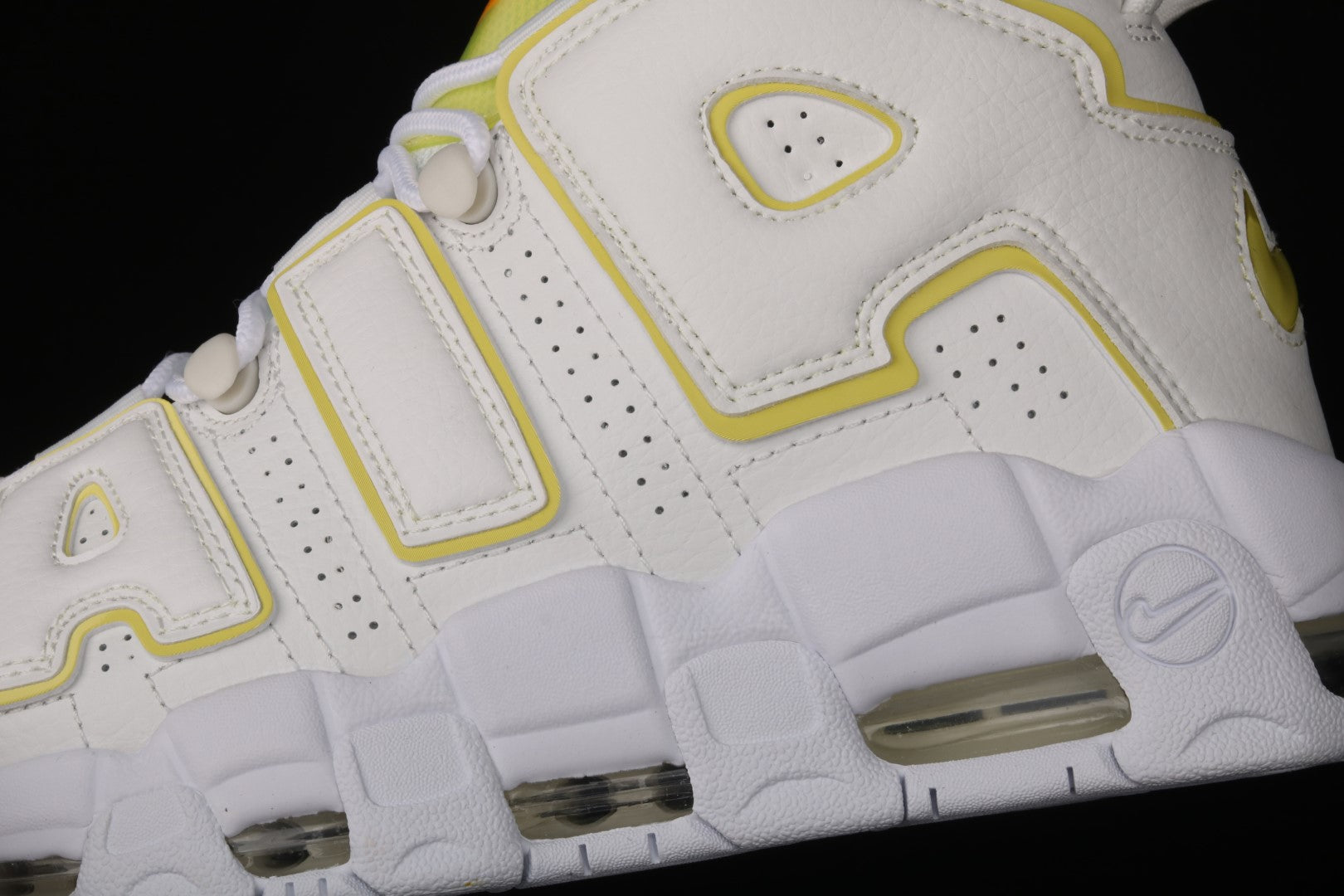 NikeMens Air More Uptempo - Light Citron