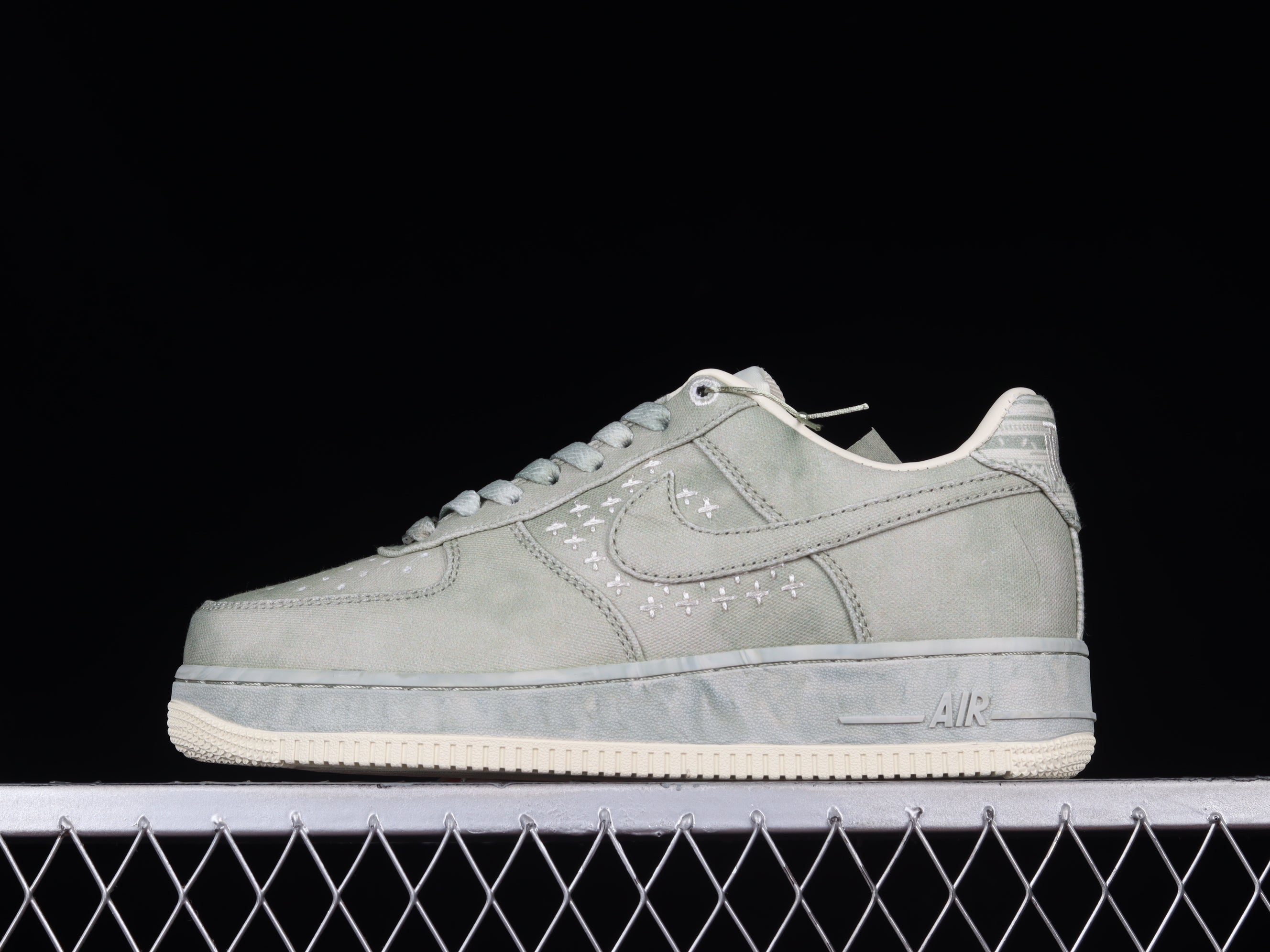 NikeMens Air Force 1 AF1 Low NAI-KE - Olive Canvas